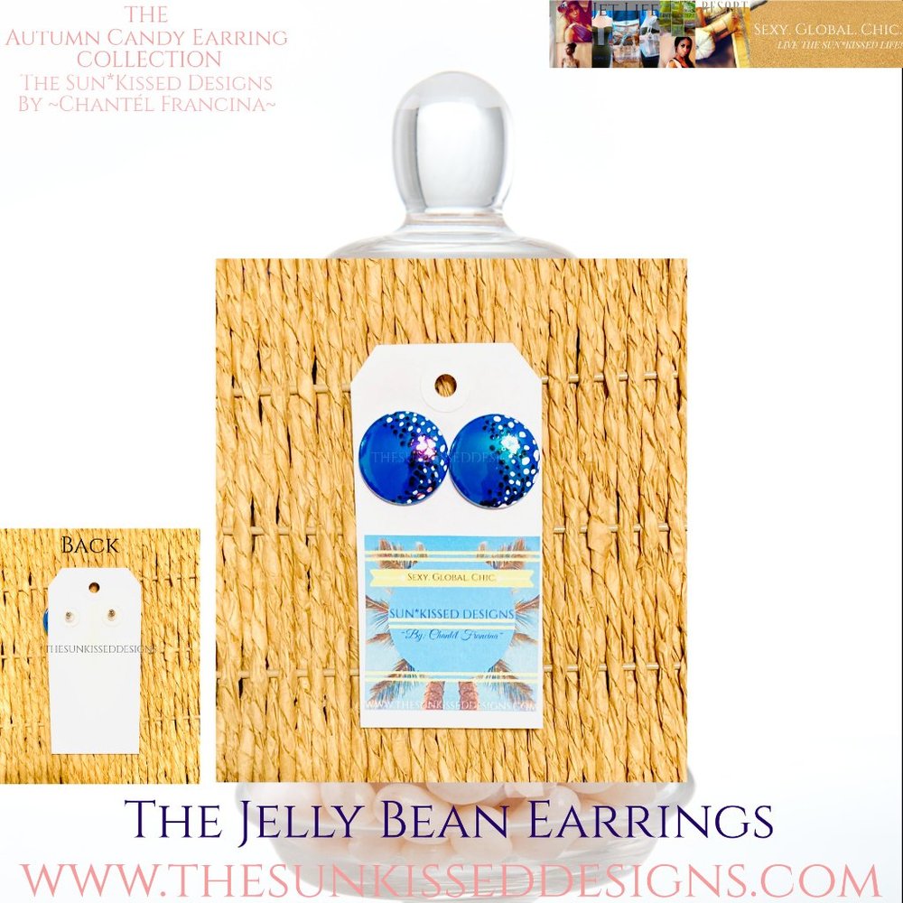 The Jelly Bean Earrings by The Sun*Kissed Designs By ~Chantél Francina~